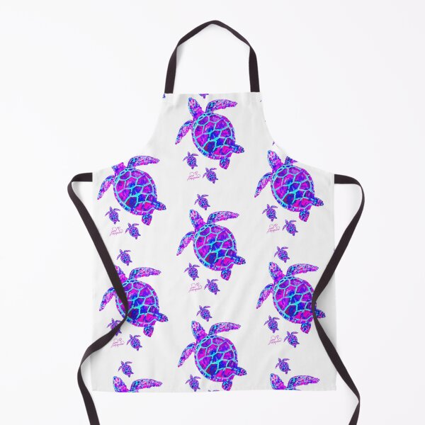 Item preview, Sea Turtle with babies pink and blue designed and sold by Jan Marvin Art Studio.