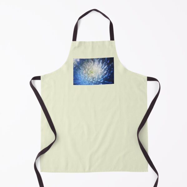 Item preview, Soft Blue and White Spider Mum Flower Yellow designed and sold by JariHawk.