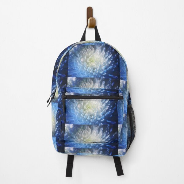 Item preview, Soft Blue and White Spider Mum Flower Yellow designed and sold by JariHawk.