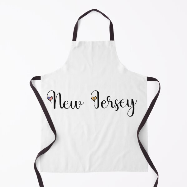 Item preview, I Love New Jersey - New Jersey Script With Heart Shaped Flags designed and sold by molamode.