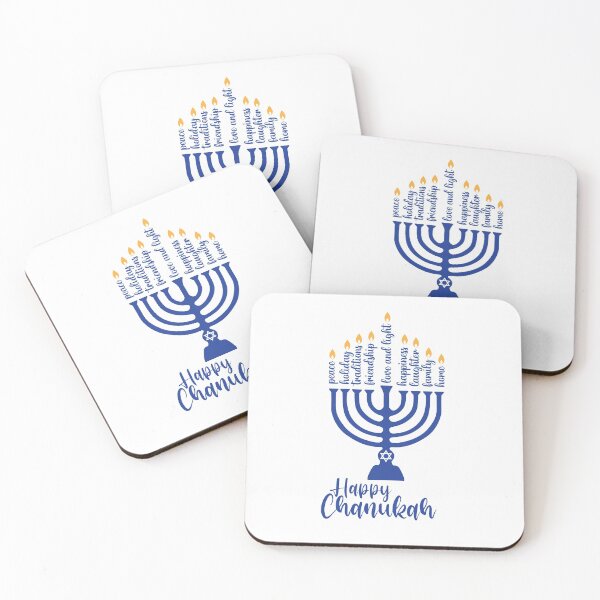 Item preview, Happy Hanukkah, Happy Hanukkah Face Mask, Happy Hanukkah Menorah, Jewish Gift, Happy Hanukkah Gift,  designed and sold by prteacool.