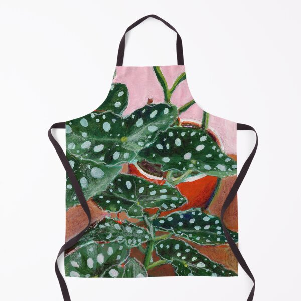 Item preview, Begonia maculata, pink background designed and sold by Marielle Robichaud.