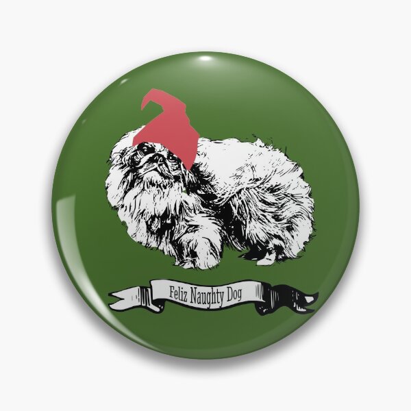 Item preview, Feliz Naughty Dog Pekingese Christmas Design designed and sold by Furbabynanigans.