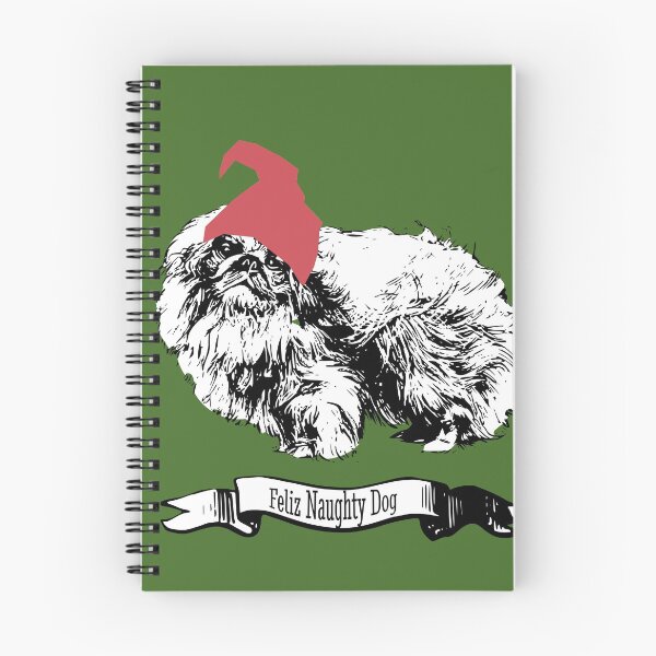Item preview, Feliz Naughty Dog Pekingese Christmas Design designed and sold by Furbabynanigans.