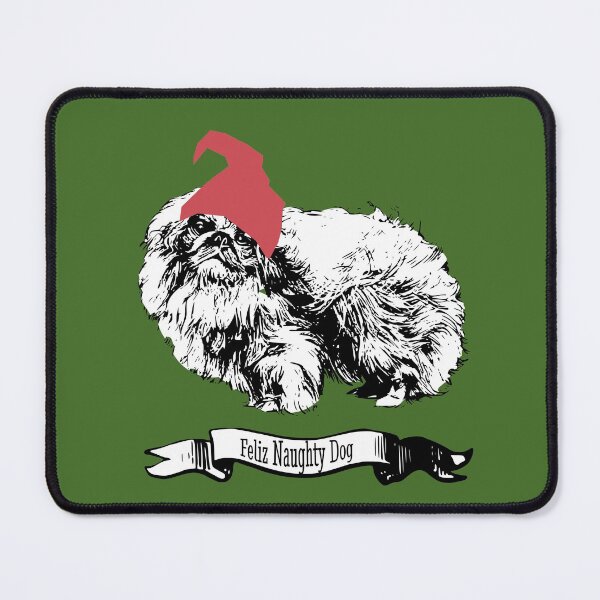 Item preview, Feliz Naughty Dog Pekingese Christmas Design designed and sold by Furbabynanigans.