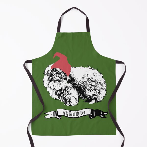 Item preview, Feliz Naughty Dog Pekingese Christmas Design designed and sold by Furbabynanigans.