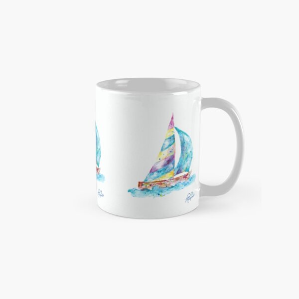 Sailboat by Jan Marvin Classic Mug