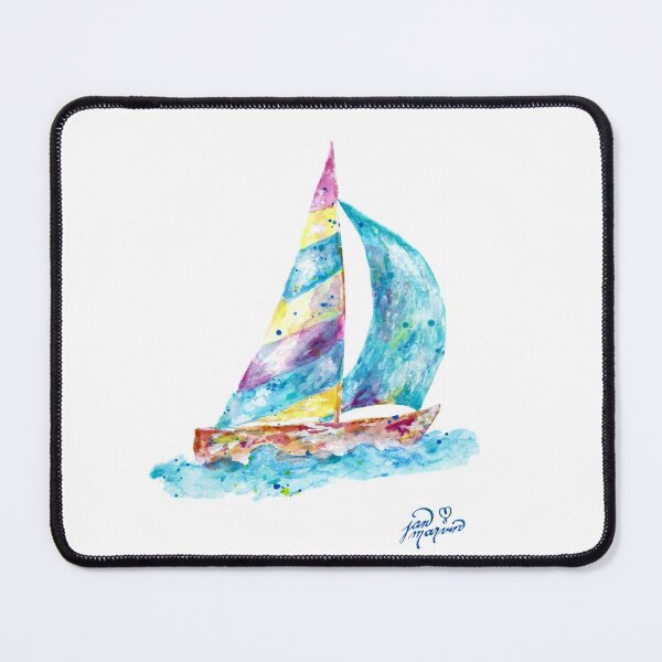 Sailboat by Jan Marvin Mouse Pad