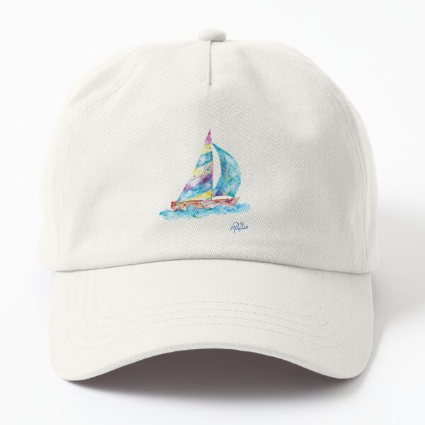 Sailboat by Jan Marvin Dad Hat