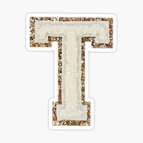 Letter T Glitter Stickers for Sale | Redbubble