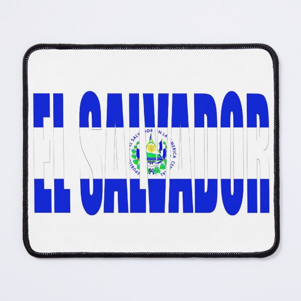 Item preview, El Salvador logo-flag designed and sold by Salvatienda.