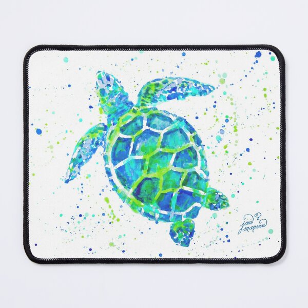 Sea Turtle by Jan Marvin Mouse Pad