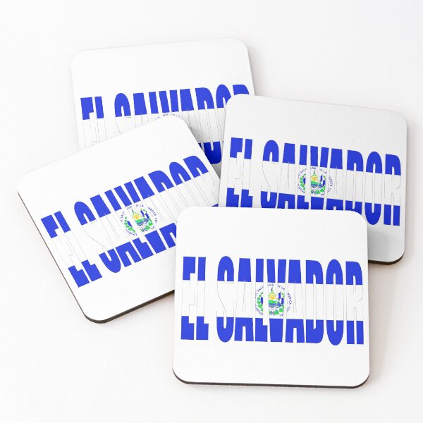 Item preview, El Salvador logo-flag designed and sold by Salvatienda.