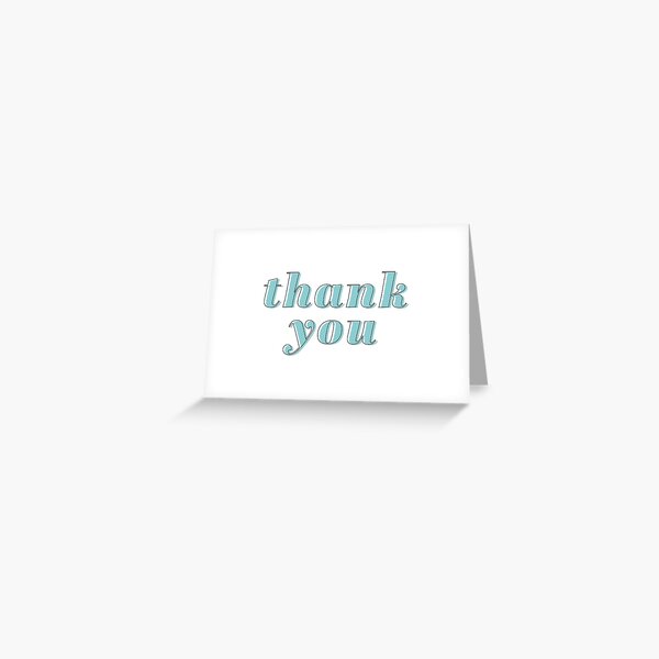 Item preview, Thank You Blue designed and sold by Ally Schmidt.