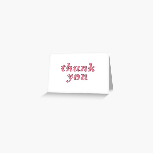 Item preview, Thank You Pink designed and sold by Ally Schmidt.
