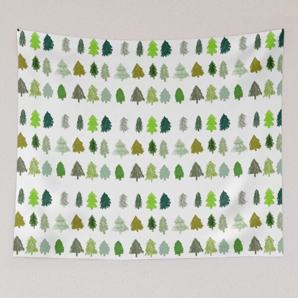 Item preview, Festive Christmas trees  designed and sold by KRJ Design.