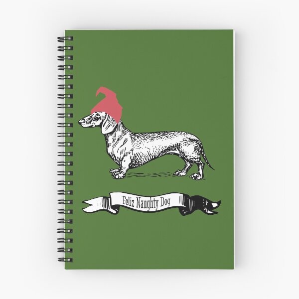 Item preview, Feliz Naughty Dog Dachshund Christmas Design designed and sold by Furbabynanigans.