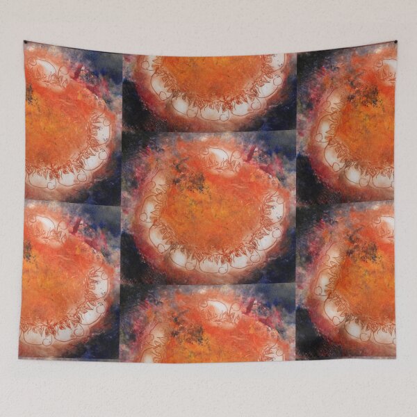 Item preview, Clockwork Elephants (orange) designed and sold by Sandra Everley.