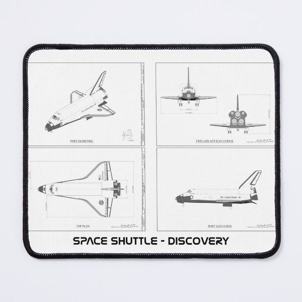 Item preview, Space Shuttle Discovery Plan collection designed and sold by WeeMonkey.