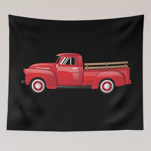 Item preview, Vintage Red Truck designed and sold by FeatureGifts.