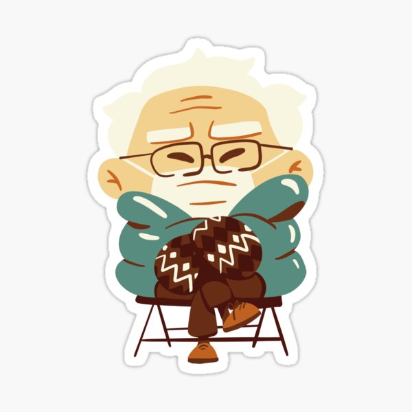 Mittens Bernie Sticker