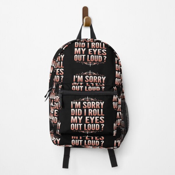 Item preview, I'm Sorry Did I Roll My Eyes Out Loud Copper Typography Funny Quotes in Normal Style designed and sold by Vasabi88.
