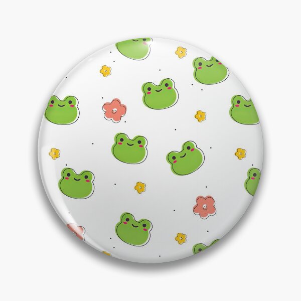 Item preview, Cute Offset Frog And Flower  designed and sold by ConcorStore.