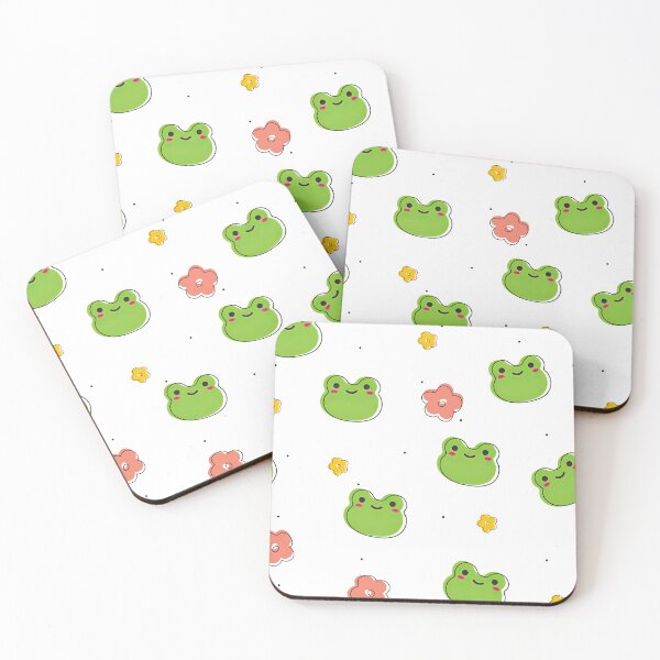Item preview, Cute Offset Frog And Flower  designed and sold by ConcorStore.