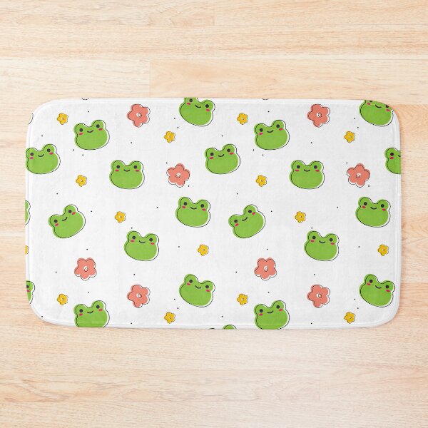 Item preview, Cute Offset Frog And Flower  designed and sold by ConcorStore.