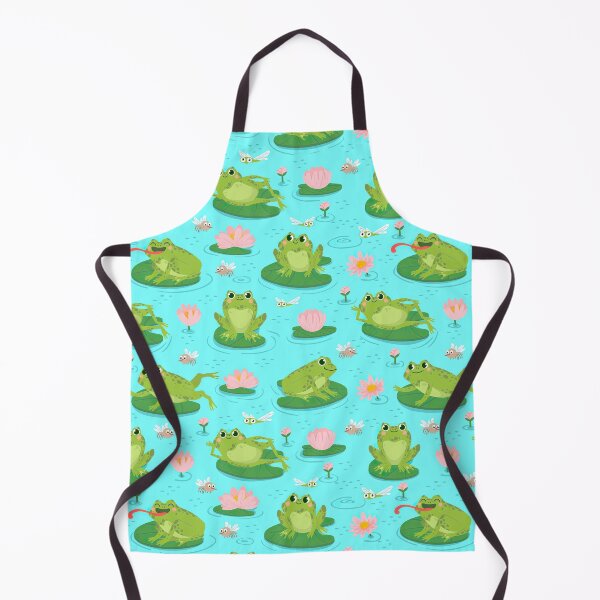 Item preview, Frog On Water Lily Leaves  designed and sold by ConcorStore.