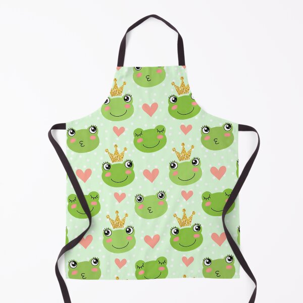 Item preview, Frog With Glitter Crown On Polka Dot designed and sold by ConcorStore.