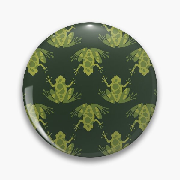 Item preview, Spot Frog On Dark Green  designed and sold by ConcorStore.