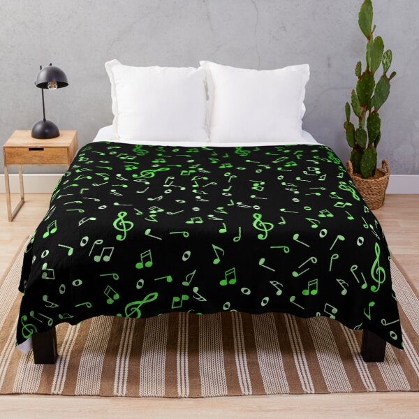 Item preview, Green Gradient Music Notes designed and sold by Deborah Camp.