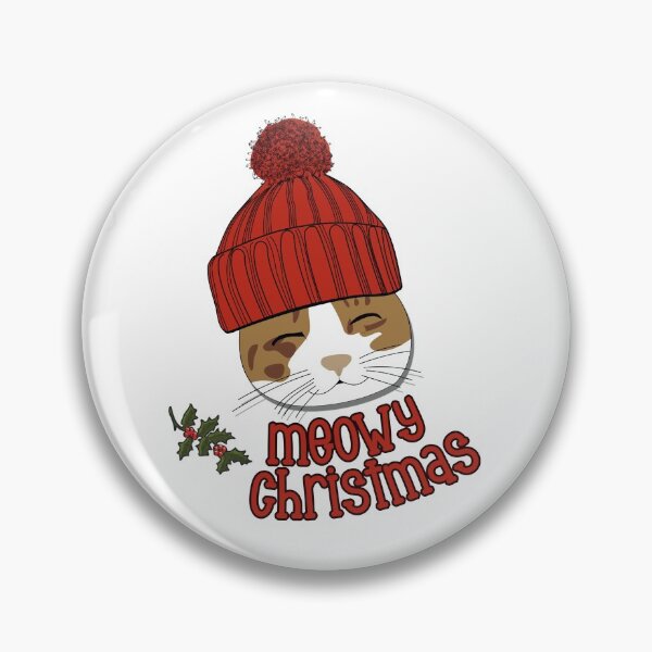 Item preview, Meowy Christmas | Contented Cat Holiday Art designed and sold by goadyssey.
