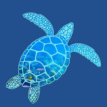 Kids Cali Sea Turtle Preserve Your Ocean Crew Neck T-Shirt - 101