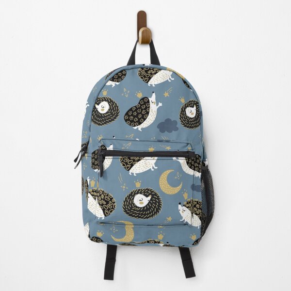 Item preview, Seamless pattern with moon hedgehogs designed and sold by HauckClothing.