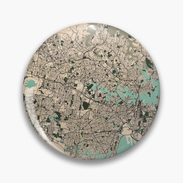 Item preview, Sydney City Map of Australia - Vintage designed and sold by deMAP.