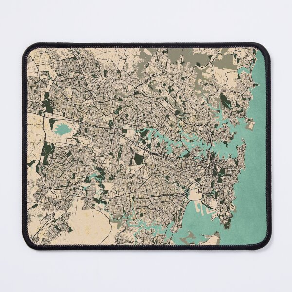 Item preview, Sydney City Map of Australia - Vintage designed and sold by deMAP.
