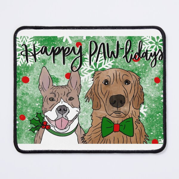 Item preview, Happy PAWlidays designed and sold by Lauryn Elder.