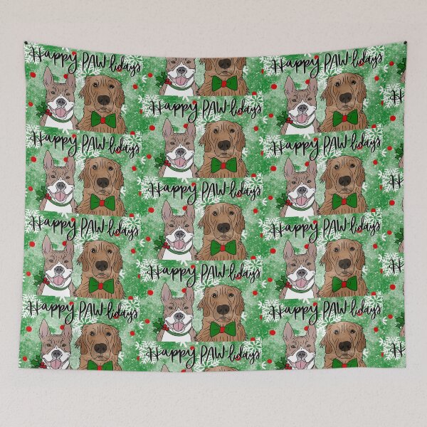 Item preview, Happy PAWlidays designed and sold by Lauryn Elder.
