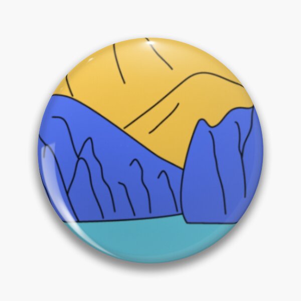 Artikelvorschau, Animierte Yoga Berge Sonne und Fluss Grafik entworfen und verkauft von WonderfulHumans.