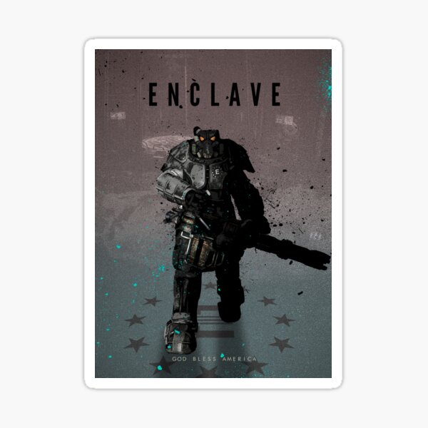 The Enclave Sticker
