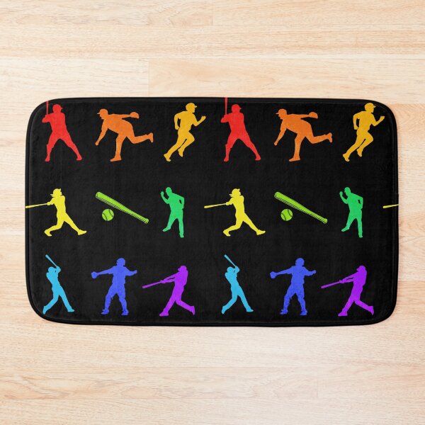 Item preview, Baseball Multicolor Art designed and sold by AlysaWithArt.