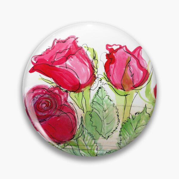 Item preview, Roses in Vase designed and sold by CeciliaBell.