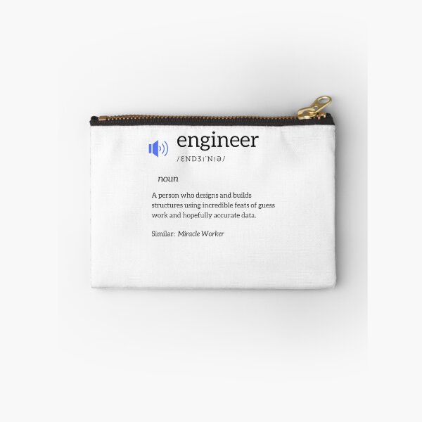 Item preview, The definition of an engineer (funny edition) designed and sold by Bullet-Bird.