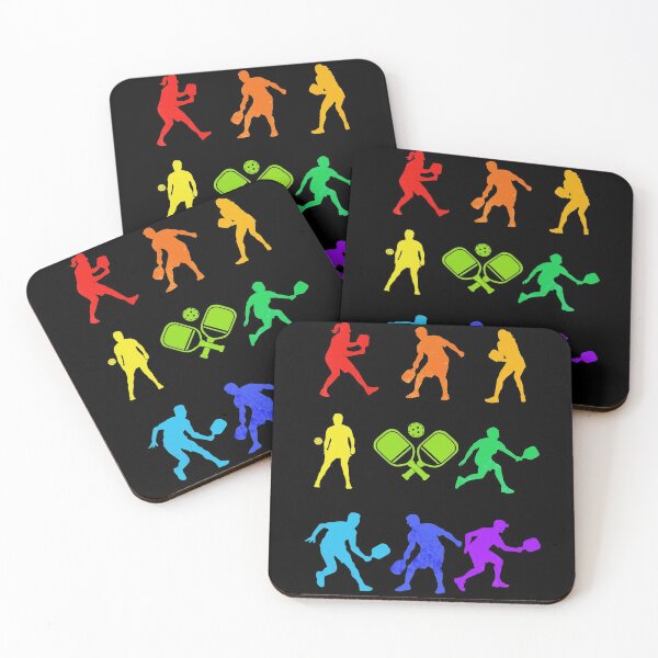 Item preview, Pickleball Retro Multicolor Art designed and sold by AlysaWithArt.