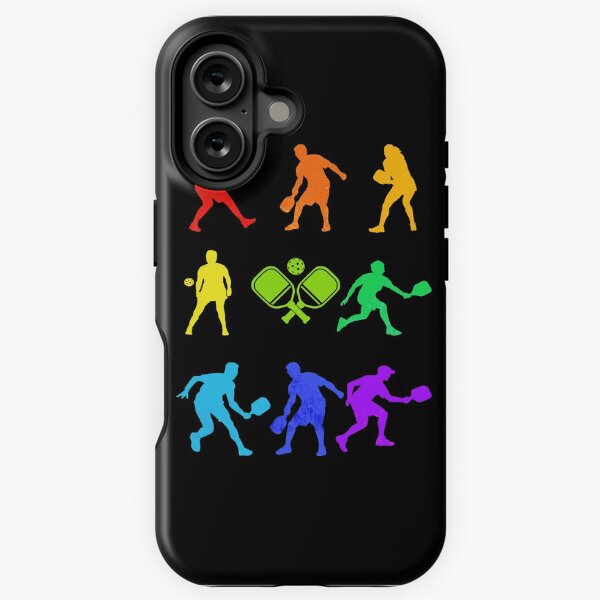 Item preview, Pickleball Retro Multicolor Art designed and sold by AlysaWithArt.