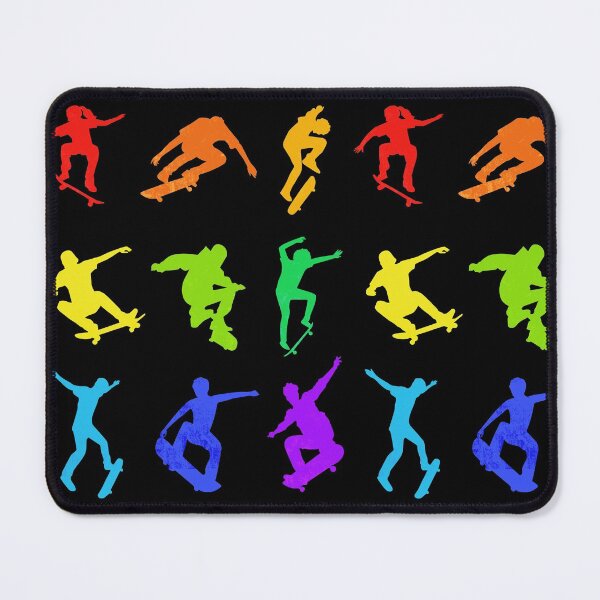 Item preview, Skateboarding Retro Multicolor Art designed and sold by AlysaWithArt.