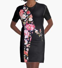 Han Foloral Graphic T-Shirt Dress