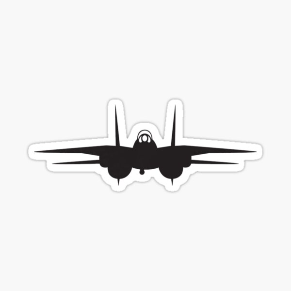 F 14 Tomcat Silhouette Sticker